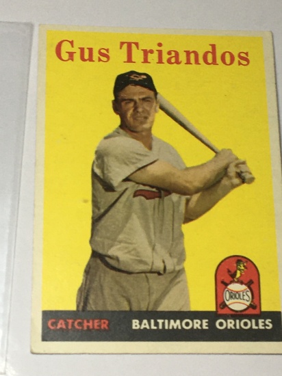 1958 Baltimore Orioles Catcher Gus Triandos