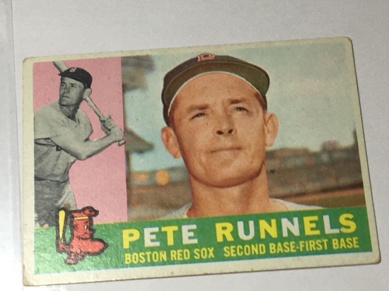 1960 Boston Red Sox 1st- 2nd Baseman Pete Runnels