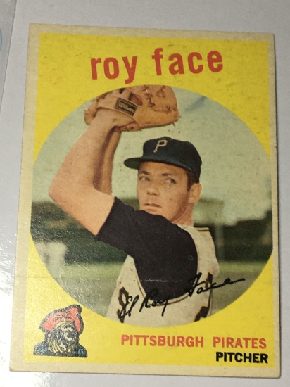 1959 Pittsburgh Pirates Pitcher Roy Face