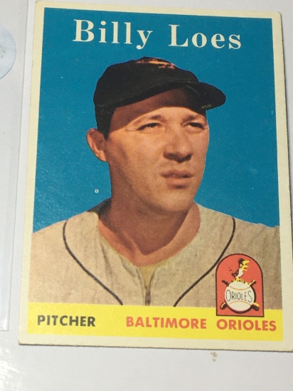 1958  Baltimore Orioles Pitcher Billy Loes