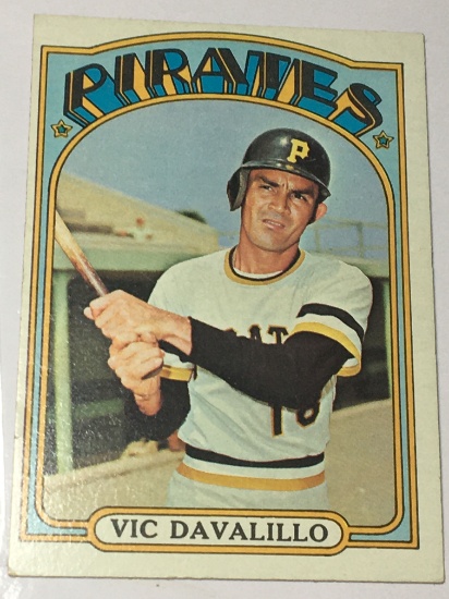 1972 Pittsburgh Pirates Outfielder Vic Davalillo
