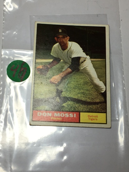 1961 Detroit Tigers Pitcher Don Mossi
