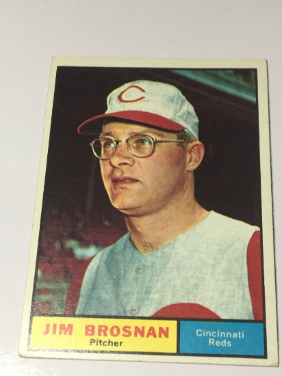 1961 Cincinnati Red Pitcher Jim Brosnan