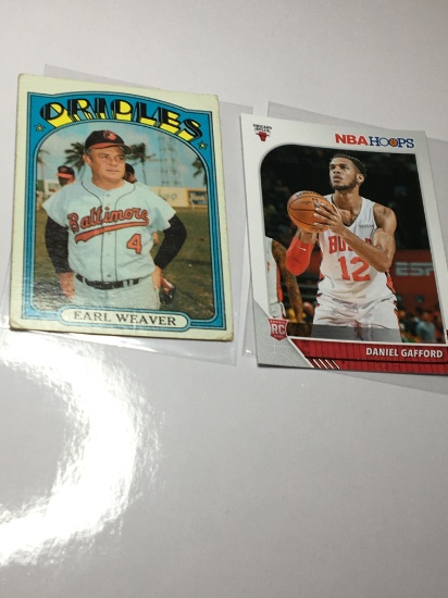 1972 Baltimore Orioles Earl Weaver   2019-2020 Chicago Bulls Daniel Gafford