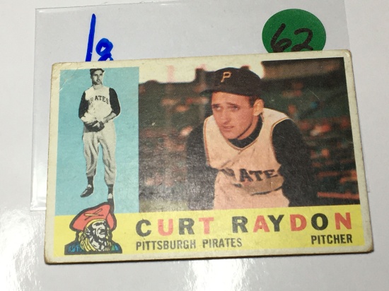 1960 Curt Raydon Pittsburgh Pirates Pitcher