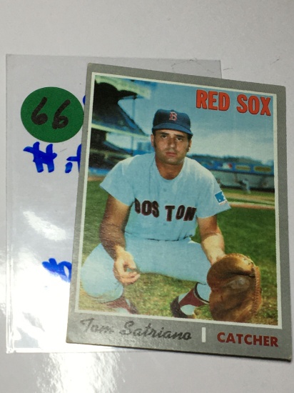 1970 Boston Red Socks Catcher Tom Satriano