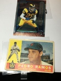 (2) Sports Cards Washington Senators Pitcher Pedro Ramos   1999 St.Loius Rams Dre Bly