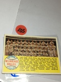 1958 Milwaukee Braves National League Team Card