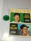 1964 Colts Rookie Stars Catcher Gerald Grote  Pitcher Larry Yellen