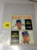 1964 Rookie All Star New York Mets 1st Base Bill Haas    1st Base Out Field  Dick Smith