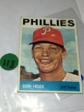 1964  Philadelphia Phillies 3rd Baseman Don Hoak