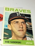 1964 Milwaukee Braves Pitcher Bob Sadowski