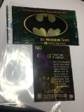 (5) Batman Hologragram Cards 