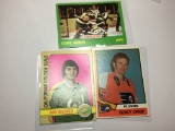 (3) N H L Cards 1972-73 Ivan Boldirev  1973-74 Cesare Maniago  1974-75 Terry Crisp
