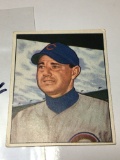 1950 Bowman Gum Chicago Cubs 3rd Baseman Bill Serena 