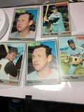 (5) 1970 Topps Baseball Cards  Cesar Tovar  Denis Menke  Matty Alou  2- Dick Selma