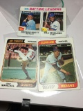 (3) 1976 Batting Leadersgeorge Brett, Bill Madlock, Giants gaylord Perry, Indians  Juan Maricha