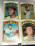 (4) Cards Braves Raplh Garr  Mets  Tug Mcgraw Dodgers Tommy John  Reds Tom Hall