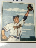 1950 Bowman Gum Cards Atlanta Braves Outfielder Willard Marshall