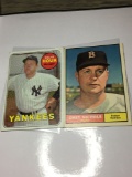 (2) 1961 Oston Red Sox Chet Nichols  New York Yankees Ralph Houk