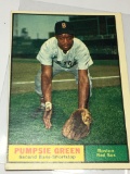 1961 Boston Red Sox 2nd Base  Short Stop  Pumpsie Grew