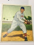 1950 Bowman Gum Card Cincinnati Reds Pitcher Howard Fox