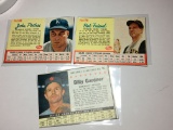 (3) 1961 Minneapolis Billy Gardner  1962 Pittsburgh Bob Friend  1962 Dodgers John Podres