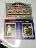 1972 Pittsburgh Pirates Team Card               1957 Mickey Mantle/ Hank Aaron  