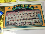 (5) Cards Los Angeles Angels Team Card     Sparky Lyle    Checklist 1st Series    George Foster