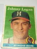 1958 Milwaukee Braves Short Stop Johnny Logan