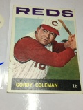 1964 Cincinnnati Reds 1st Baseman Gordy Coleman