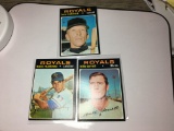 Kansas City Royals Cards   Tom Matchick     Buck Martinez     Billy Sorrell
