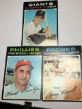 (3) CARD GIANTS O.F. KEN HENDERSON, PHILLIES  MANAGER  FRANK LUCCHESI, PADRES O. F. IVAN MURRELL