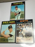 (3) Cards Tigers Pitcher Mike Kilkenny  Red Sox  2nd Base Mike Andrews  Mets Catcher Jerry Grote