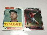 1974 Traded To Detroit Tiger Spitcher Jim Ray 2005 Cincinnati Reds 1st Year Chris Denorfia Outfield