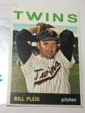 1964 Minnesota Twins Pitcher Bill Pleis