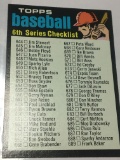 Topps Baseball 6th Series Checklist 