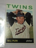 1964 Minnesota Twins Pitcher Bill Pleis