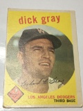 1959 Los Angeles Dodgers 3rd Baseman Dick Gray