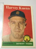 1958  Detroit Tigers Outfield Harvey Kuenn