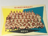 1960 2nd Series Checklist Cincinnati Reds Team Card
