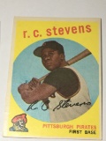 1959 Pittsburgh Pirates 1st Baseman R. C. Stevens