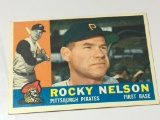 1960 Pittsburgh Pirates 1st Baseman Rocky Nelson