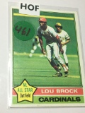 1976 Hall Of Fame St. Louis Cardinals Outfielder Lou Brock