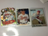 (3)1970 Rookie Card Phillies Billy Champion 1991 H.O.F. Suns Mike Mussina 2000 Braves Andruw Jones