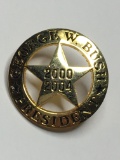 2000-2004 George W. Bush Sheriff Style Election Pin