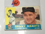 1960 Danny Kravitz Pittsburgh Pirates Catcher