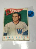 1960 Washington Senators Manager Cookie Lavagetto