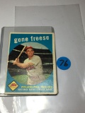 1959 Philadelphia Phillies 3rd Baseman Gene Freese