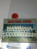1970 Montreal Expos Team Records Card